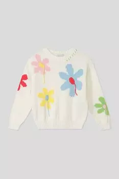 Джемпер хлопковый с принтом Choupette