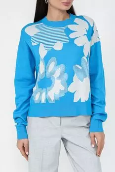 Джемпер хлопковый с принтом Esprit Casual