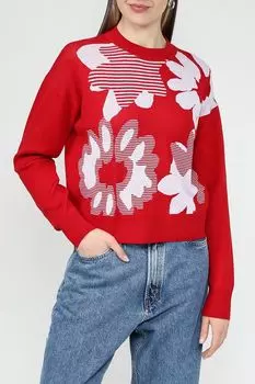 Джемпер хлопковый с принтом Esprit Casual