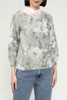 Джемпер хлопковый с принтом Monari