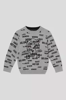 Джемпер хлопковый с принтом OVS