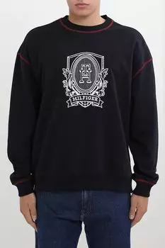 Джемпер хлопковый с принтом Tommy Hilfiger