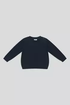 Джемпер хлопковый с воротником на пуговицах Fagottino