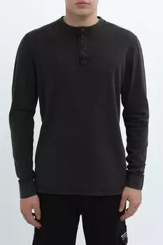 Джемпер хлопковый с воротником на пуговицах Superdry