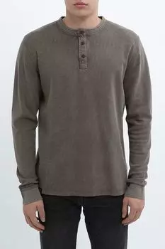 Джемпер хлопковый с воротником на пуговицах Superdry