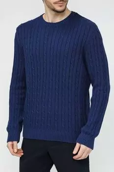 Джемпер хлопковый текстурной вязки Piombo