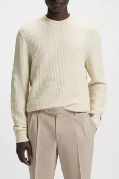 Джемпер хлопковый текстурный BOSS