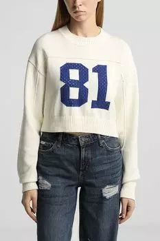 Джемпер хлопковый укороченный Guess Jeans