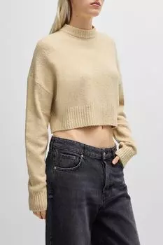 Джемпер хлопковый укороченный HUGO