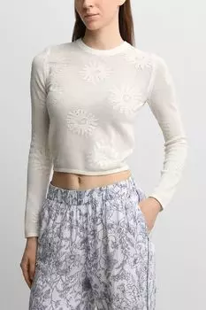 Джемпер хлопковый укороченный HUGO