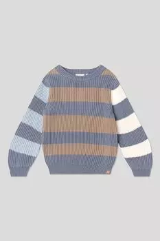 Джемпер хлопковый в полоску Minymo