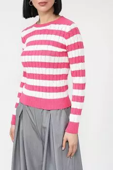 Джемпер хлопковый в полоску Piombo