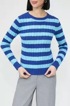 Джемпер хлопковый в полоску Piombo