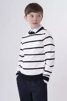 Джемпер хлопковый в полоску Smena