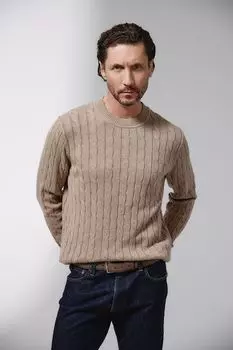 Джемпер из хлопка и шерсти текстурный Oulyss