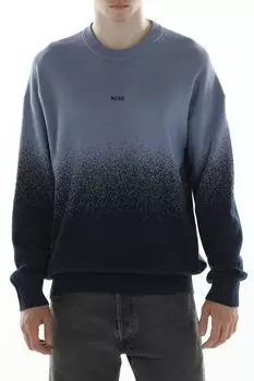 Джемпер из хлопкового жаккарда BOSS