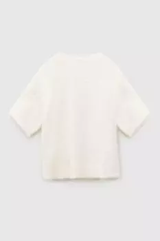 Джемпер из шерсти альпаки с коротким рукавом MANKOVA