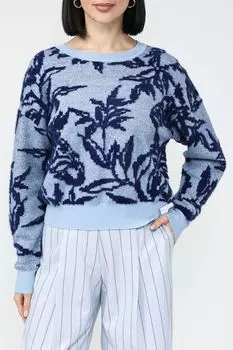 Джемпер из смесовой шерсти с принтом Auranna