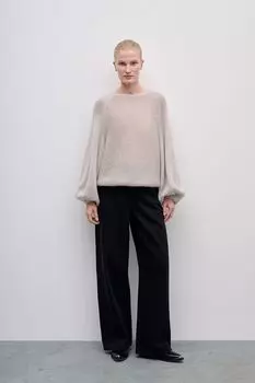 Джемпер из смесовой шерсти с пышным рукавом Akhmadullina Dreams