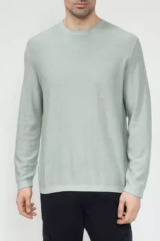 Джемпер однотонный из хлопка и льна Marc O'Polo