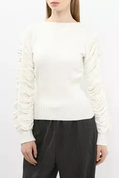 Джемпер приталенный со сборкой на рукавах Rinascimento