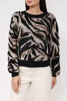 Джемпер с анималистичным принтом Taifun