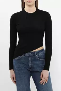 Джемпер с асимметричным подолом HUGO BLUE