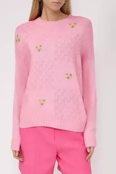 Джемпер с добавлением шерсти и вышивкой BELUCCI
