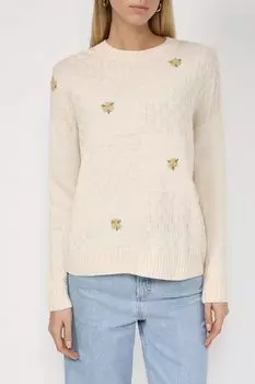Джемпер с добавлением шерсти и вышивкой BELUCCI