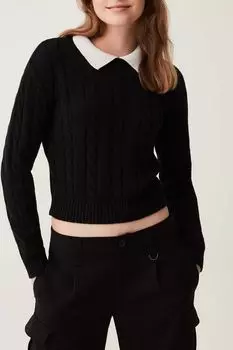 Джемпер с контрастным воротником Baby Angel