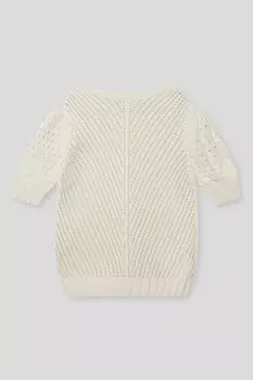 Джемпер с коротким рукавом ажурный CATNOIR