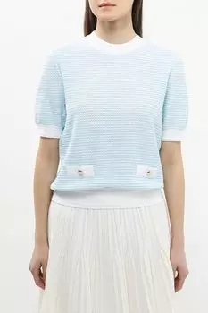 Джемпер с коротким рукавом и фальш карманами BELUCCI