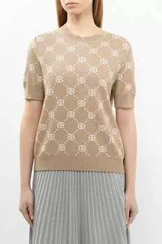 Джемпер с коротким рукавом и принтом BELUCCI