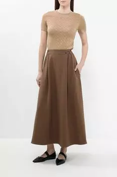 Джемпер с коротким рукавом и принтом BOSS