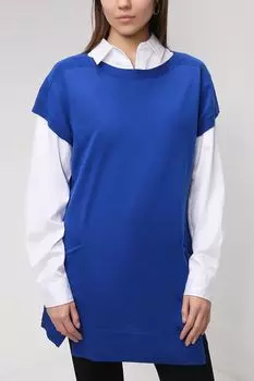 Джемпер с коротким рукавом из шерсти HOBBS