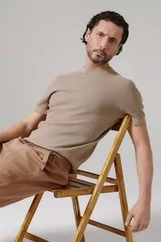 Джемпер хлопковый с коротким рукавом Oulyss