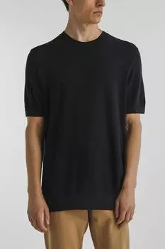 Джемпер с коротким рукавом текстурный BOSS