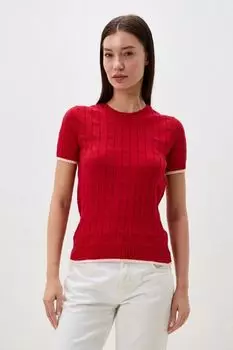 Джемпер с коротким рукавом текстурный Marhatter