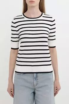 Джемпер с коротким рукавом в полоску OVS