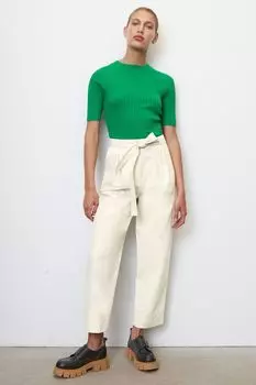 Джемпер с коротким рукавом в рубчик Marc O'Polo