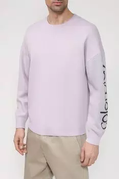 Джемпер с логотипом бренда на рукаве COLORPLAY