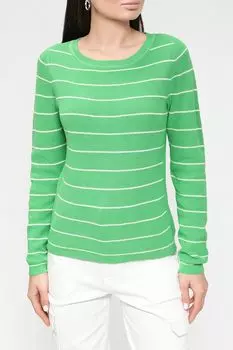 Джемпер с О-вырезом в полоску Esprit Casual