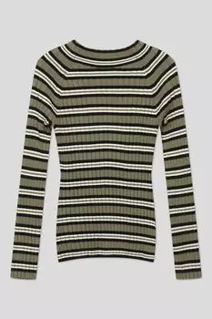 Джемпер с О-вырезом в полоску Mayoral