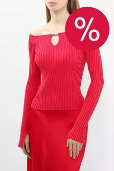 Джемпер с открытыми плечами BOSS