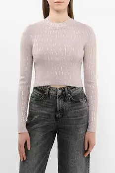 Джемпер с принтом укороченный HUGO BLUE