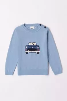 Джемпер с пуговицами на плече IDO