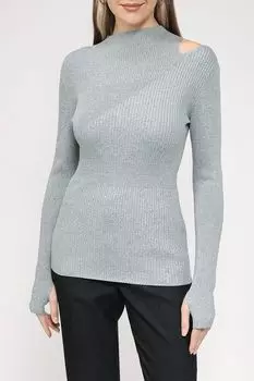 Джемпер с разрезом на плече Calvin Klein