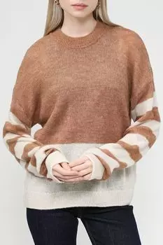 Джемпер с рукавами в полоску Esprit Casual