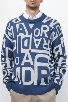 Джемпер с текстовым принтом MARCO DI RADI