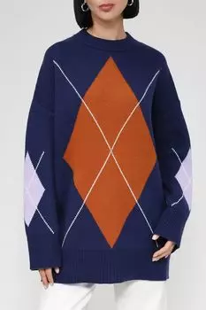 Джемпер с узором аргайл HUGO